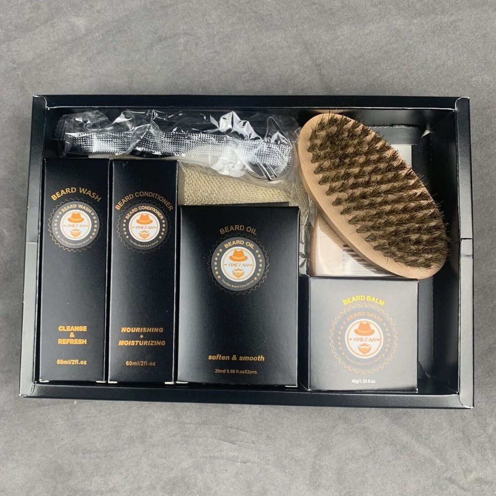BEARD KIT Grooming Care & Growth 8 Piece  Kit